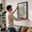 Palm Fronds Botanical - Framed Print-1163375106-1163375117