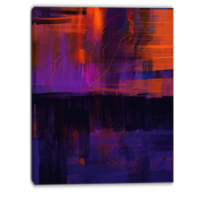Abstract Canvas Wall Art, Textures Modern Graphic Print - Textures vs Textures