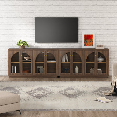 Storage Cabinet With Acrylic 4 Doors