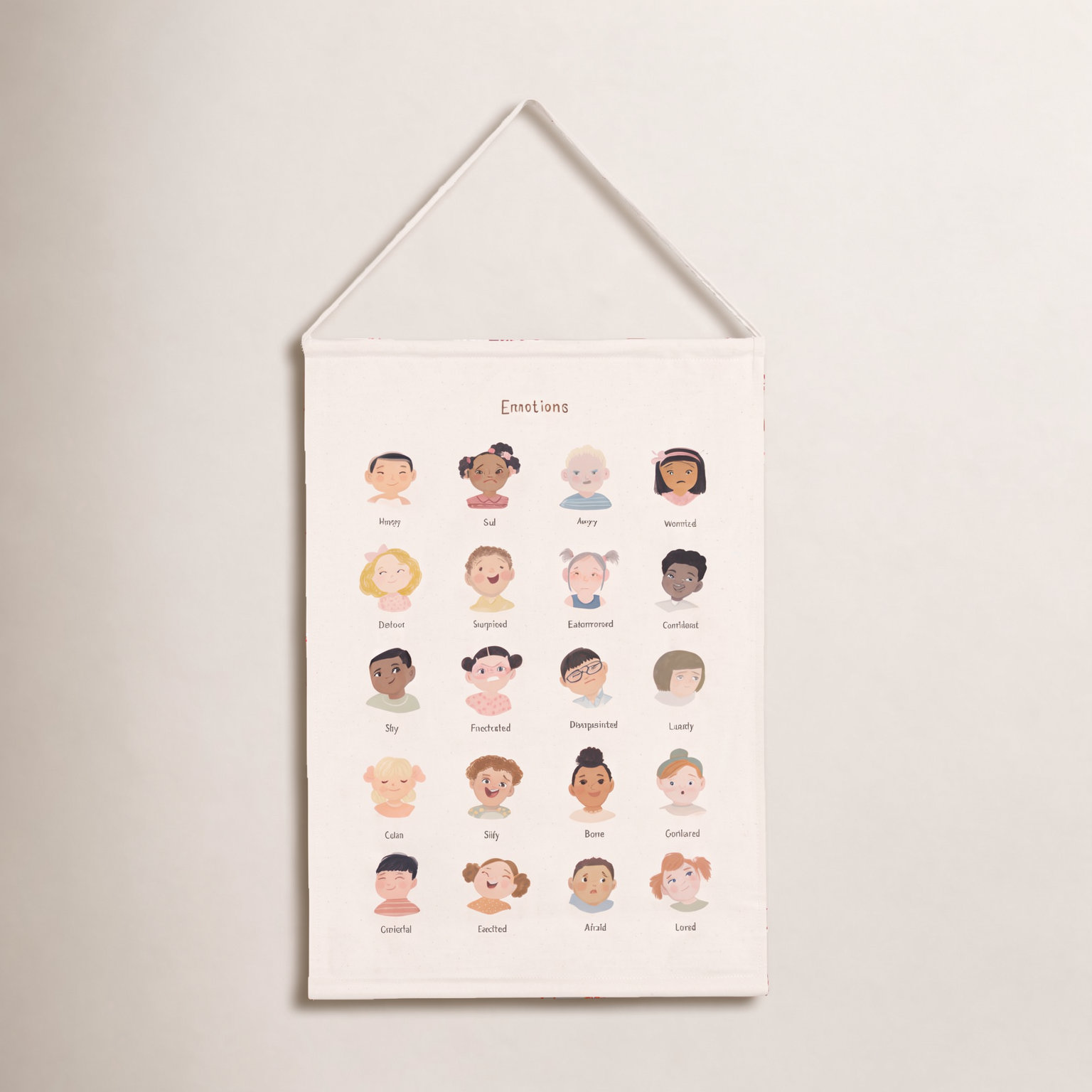 Suede Poster Wall Hanging