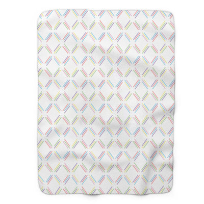 Couverture en sherpa pastel 1 pièce Pastel Light Whispers