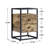 Alastor 15.7'' W Metal Nightstand-1081171170