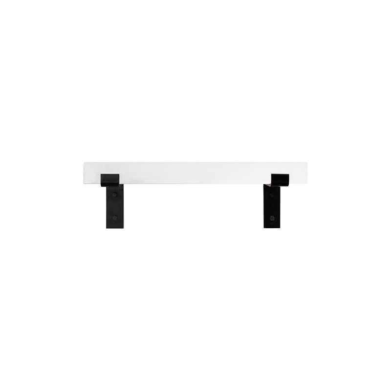 Rayne Record Display Shelves, White, 21x3x2