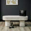 Chenille Upholstered Bench