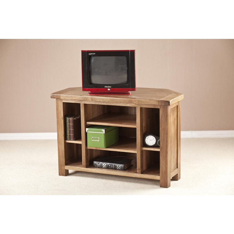 Unfinished Corner TV Stand for TVs up to 43"