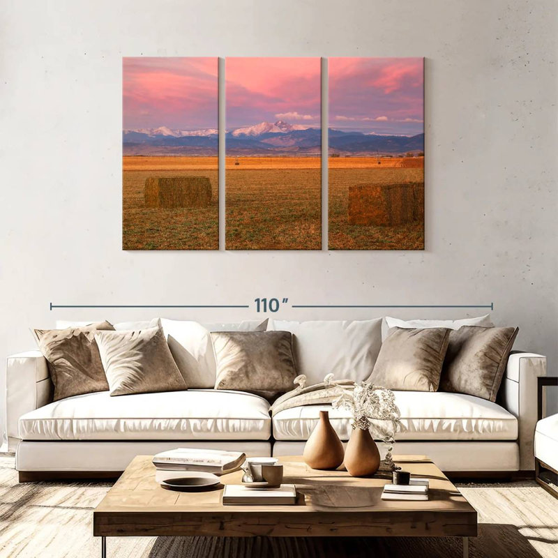 Alvord Longs Peak Harvest, 48" H x 74" W