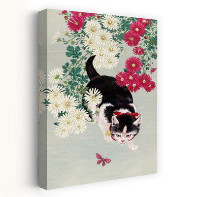 Art contemporain contemporain avec chat, art contemporain
