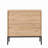 Rolland A Console Table Side Table With Rattan Door,Set Of 2