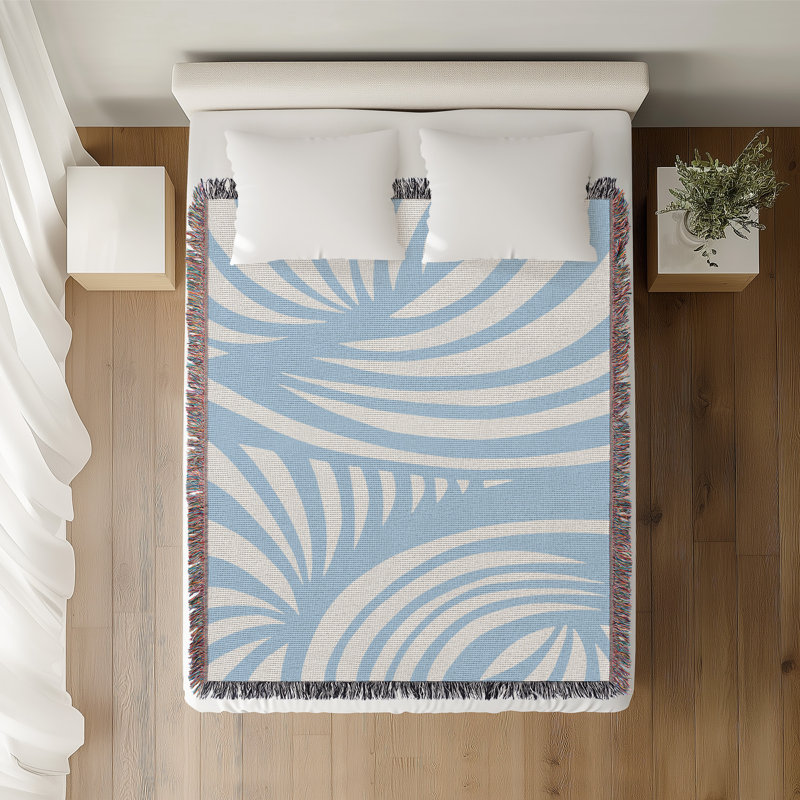 Jeté 100% coton Konga, 60" x 60" – Throw, Black