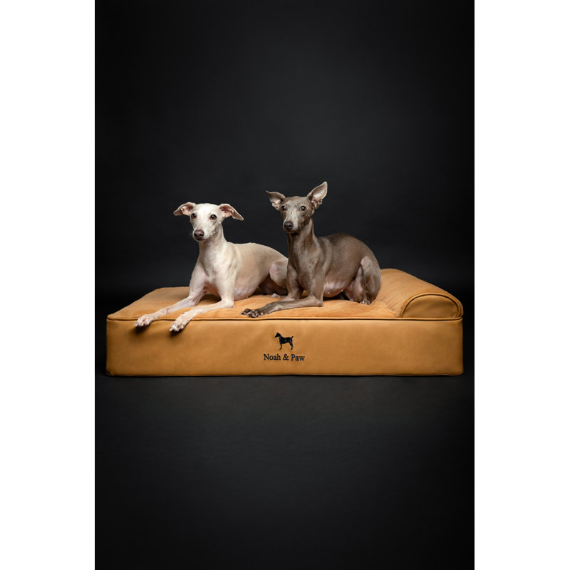  Lit orthopédique pour chien géant XXL, mousse viscoélastique infusée de gel rafraîchissant, imperméable, lavable à la machine, avec housse intérieure (similicuir)