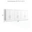 Armoire de rangement murale 3 pièces Savannah - blanc