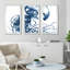«Jelly Fish In Blue», reproduction de peinture à l'aquarelle-31707605