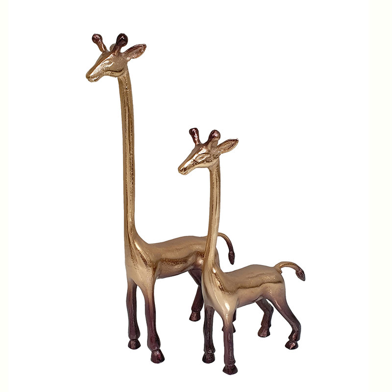 Ensemble de statue girafe 2 pièces Cadmore