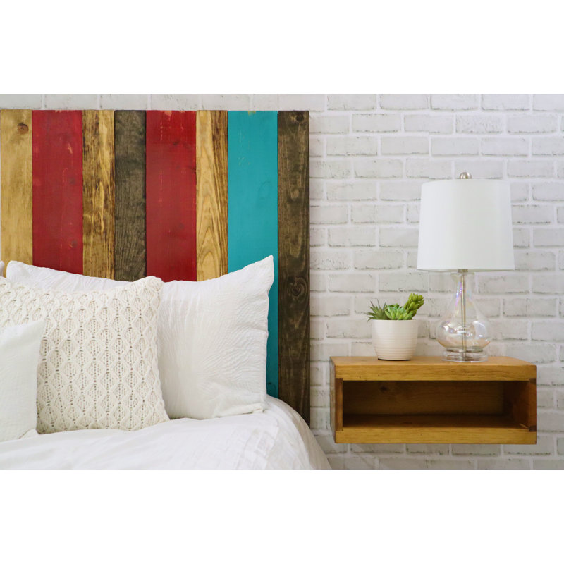 Davel Solid Wood Headboard, California King, Sugar Mix