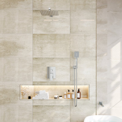 Shower Faucets & Systems All-In-One Kit with Rough in-Valve