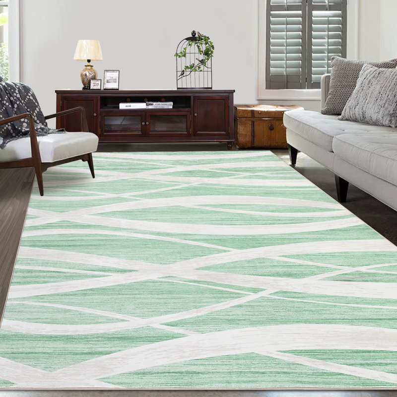 Ozdemir   Washable Indoor Rug, Rectangle 5' x 7'