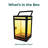 7.87'' Solar Powered Integrated LED Color Changing Square / Rectangular Lantern-91965006