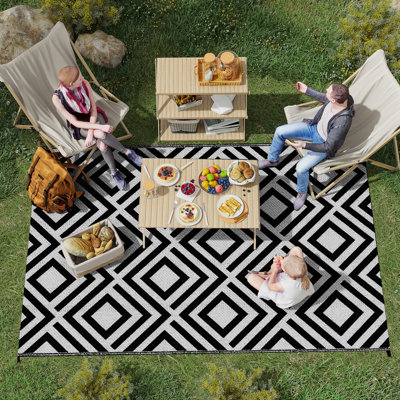 Zioutas Moroccan 182cm X 274 Cm Indoor / Outdoor Area Rug