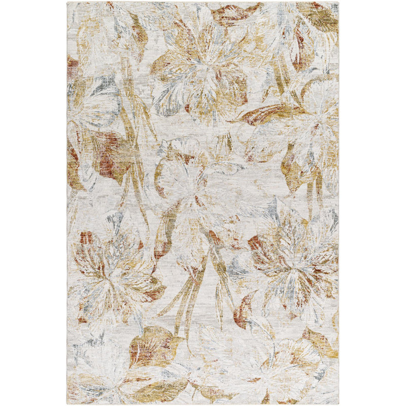 Bordner Floral Rug, Runner 2'7" x 10'