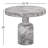 Annika Concrete Top End Table - Grey