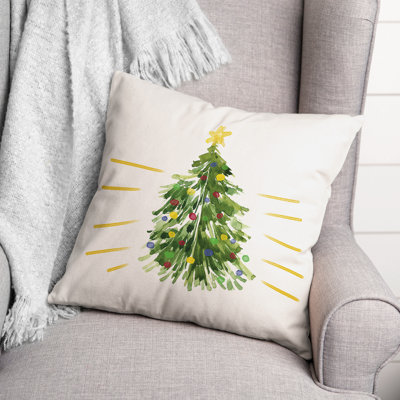 Coussin "Getting Lit Xmas Tree"