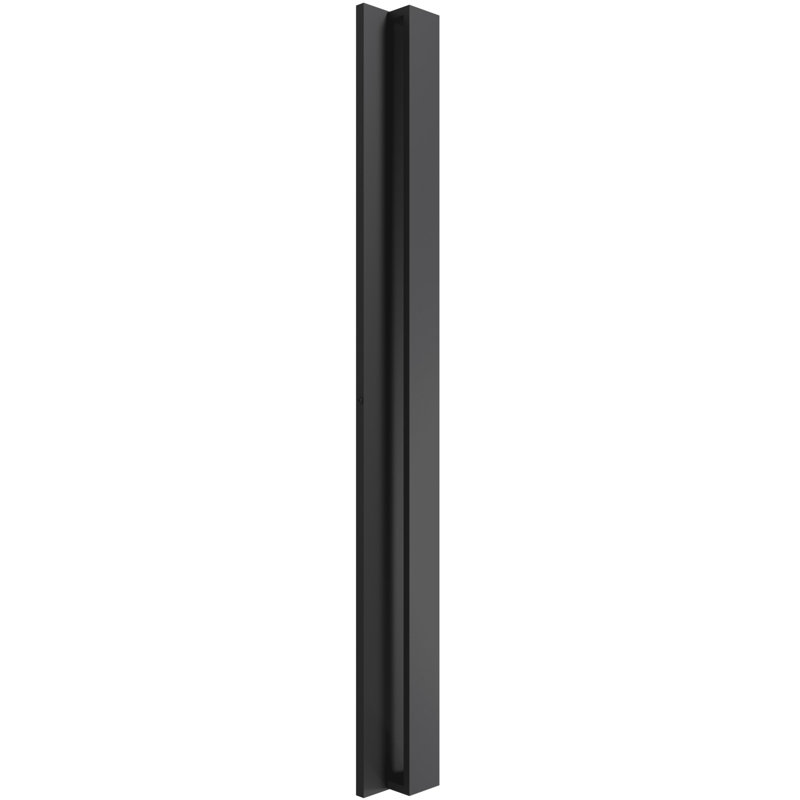 Avenue Outdoor Black 5Cct Wall Sconce, 24" H x 5" W x 4" D