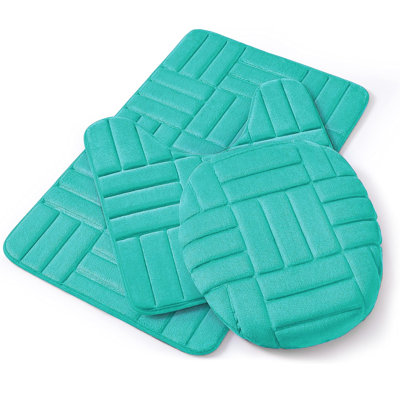 Gramze Non-Slip Bath Rug Set