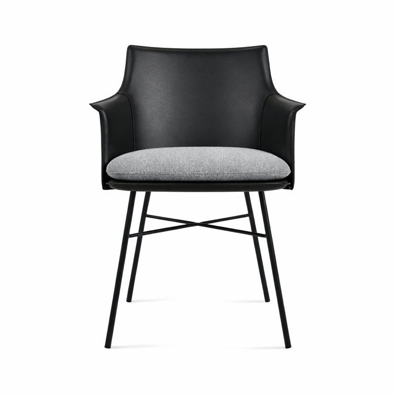 Briancon Cross Chair, Noir, Noir