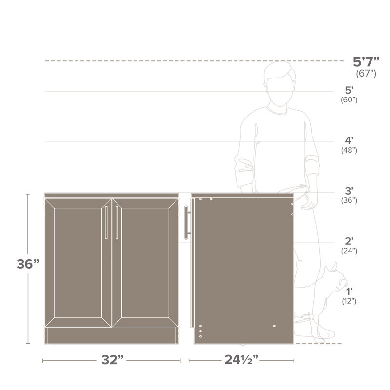 White Freestanding Office Storage Cabinet with Adjustable Shelves