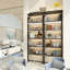 Aaria 180 cm H x 28 cm W Iron Floating Bookcase-576534585-576534586