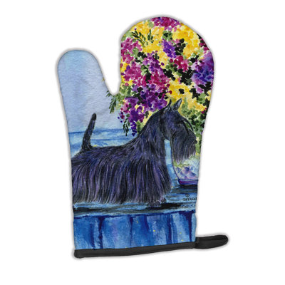 East Urban Home Floral Polyester Oven Mitt