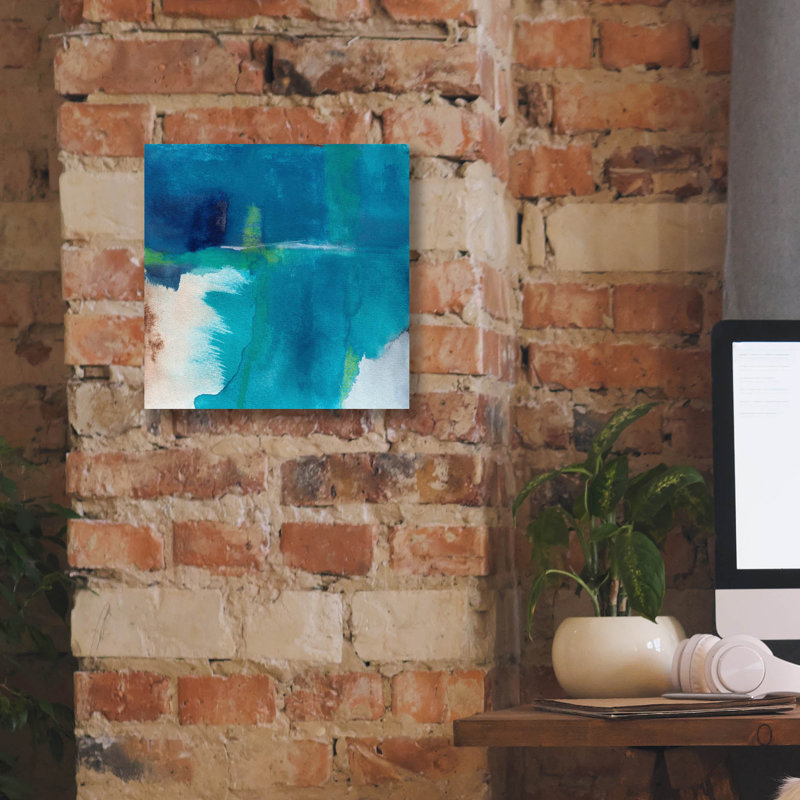 «Momentum» par Michelle Oppenheimer, Epic Graffiti, art mural sur toile, 26 po x 26 po, H 12 po x l 12 po x P 0,75 po