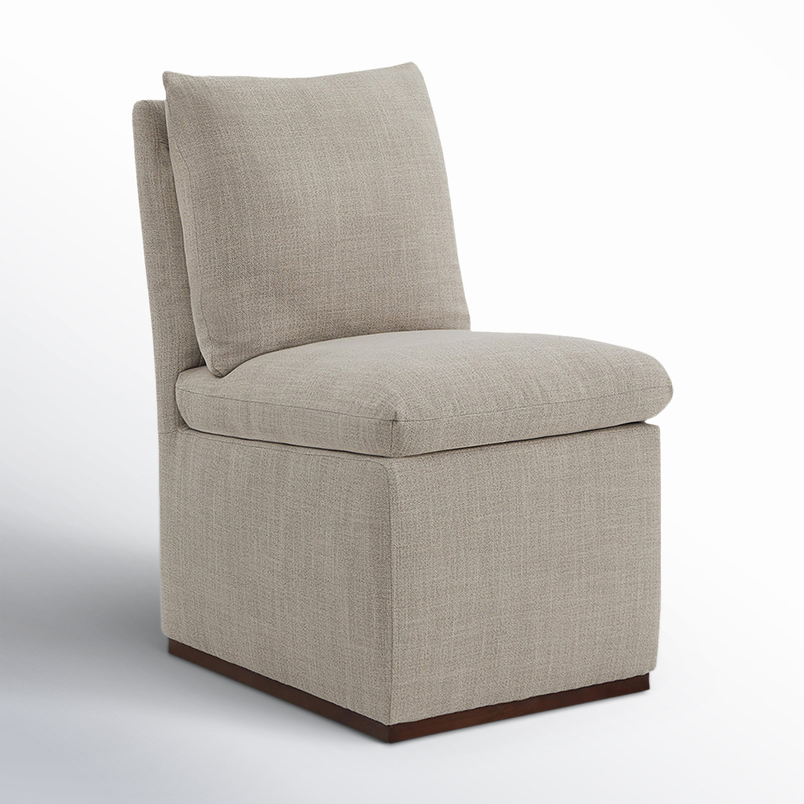 Bobbi Fabric Side Chair Dining Chair, Effie Flax Performance Linen