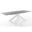 Amalan 90 cm Extendable Rectangular Glass Top Dining Table-1397332971-1397332970