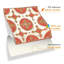 Emillio 15cm W x 15cm L Vinyl Peel and Stick Mosaic Tile