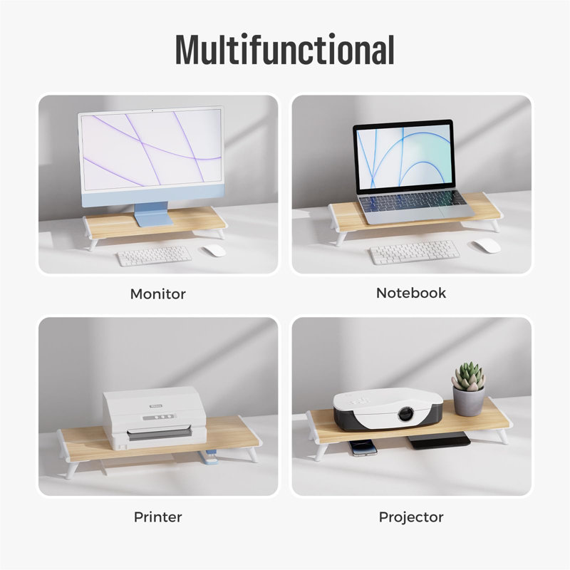 Manufactured Wood Monitor Stand