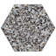 Carreau de sol et mur hexagonal en terrazzo et perle 8 po Shoal (8,11 pieds carrés / caisse)-88318540