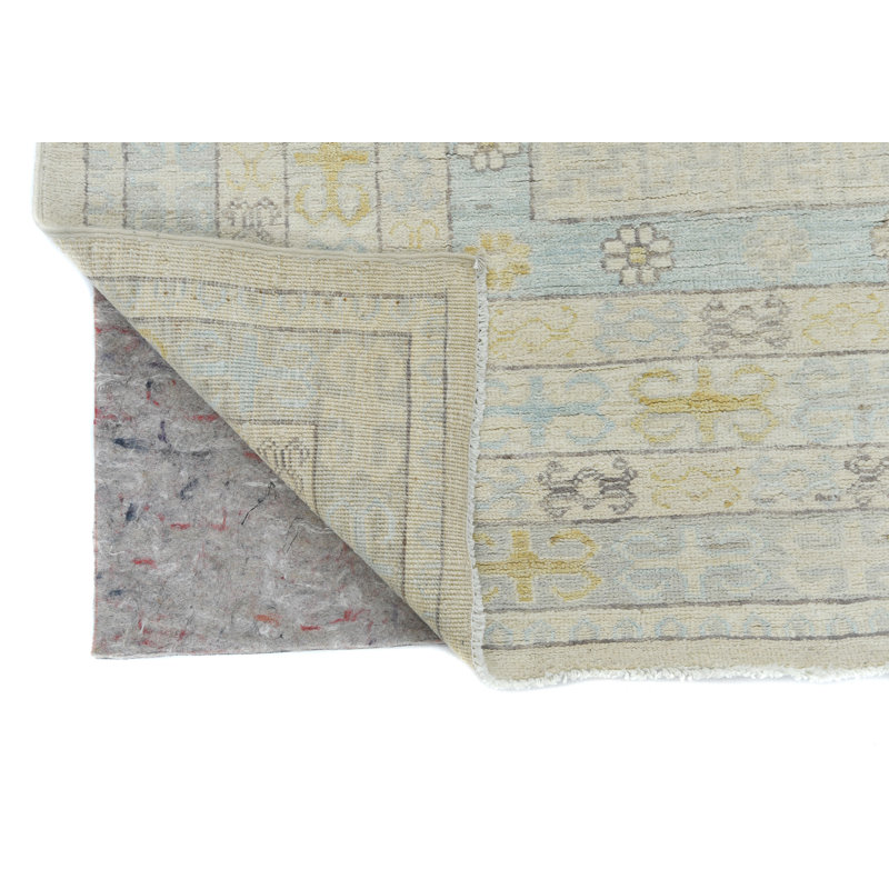 Tapis oriental beige transitionnel unique 9 x 12 One-of-a-Kind