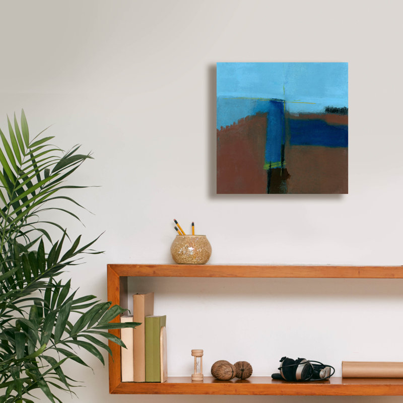 «House On The Hill» par Michelle Oppenheimer, H 12 po x l 12 po x P 0,75 po