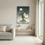 Ensemble de 1 tableau sur toile à motif floral en bambou-129363656-129363654
