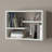 Modern Wall Shelf, White, 23.6 x 17.3 x 7.7 inches | 100% Melamine Coated Particle Board, Thickness: 0.7 inches | Easy Wall Mount, Multiple Shelves for Additional Storage, Stylish & Functional Design for Home or Office-1762310895