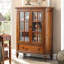 Armoire en bois d'hévéa de style américain