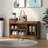 Entryway Shoe Storage Bench With Small Storage Drawer