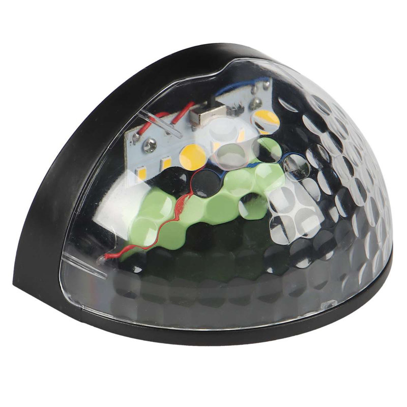 Solar Powered Integrated LED Deck Light Pack, Warm White