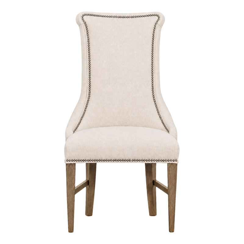 Chaise parsons Trenton, 8789 100 % polyester turquoise, Espresso