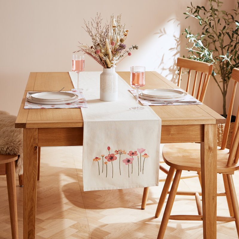 Harvest Flowers Cotton Placemat Pair