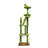 72-Inch Cactus-Shaped Cat Tree with Transparent Capsule Condo, Green Multi-Level Tower