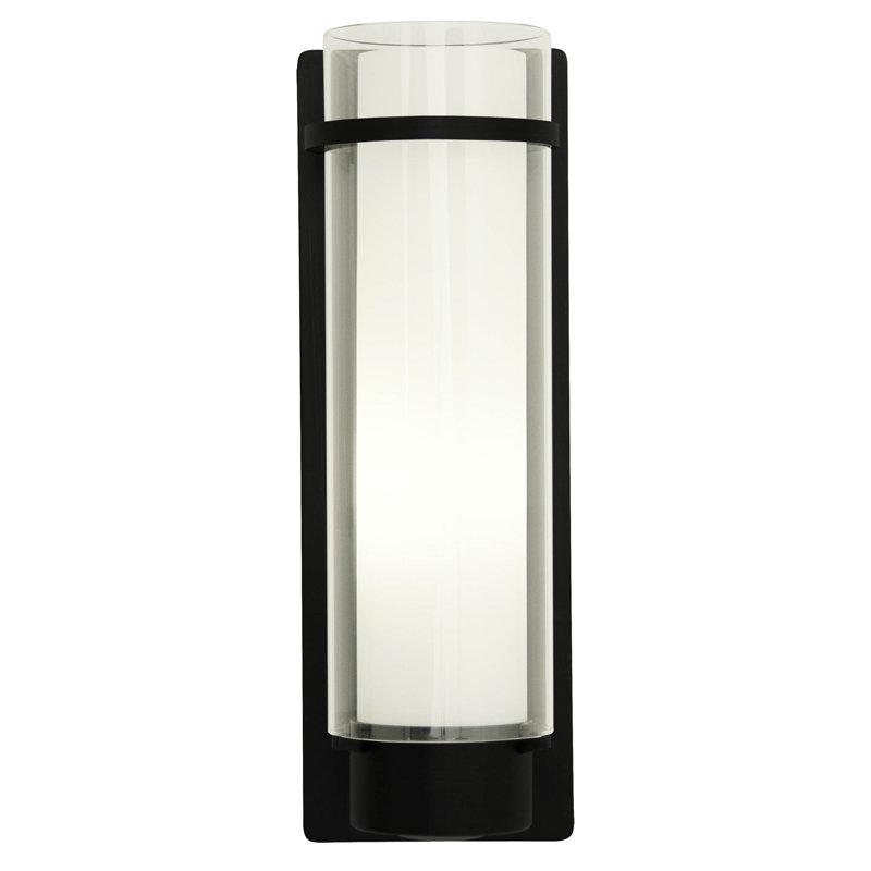Appliquee à bras noir à intensité réglable 1 lumière Sontag