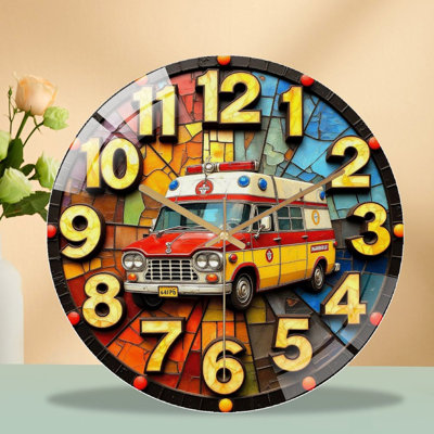 Horloge murale rétro 12 po