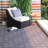 12" X 12" Wood Interlocking Deck Tile Checker Pattern-95759832